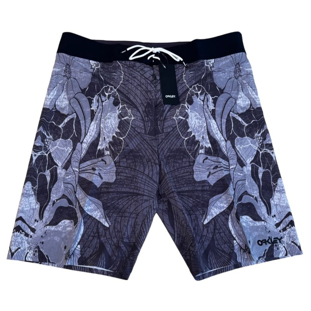 Oakley Custom Fit Flower Channel Flowers Block Board Shorts Swim Trunks XXL